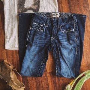 Ariat R.E.A.L. Mid Rise Bootcut Jeans 25S